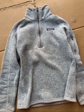 Patagonia Light blue women’s quarter-Zip Fleece Pullover